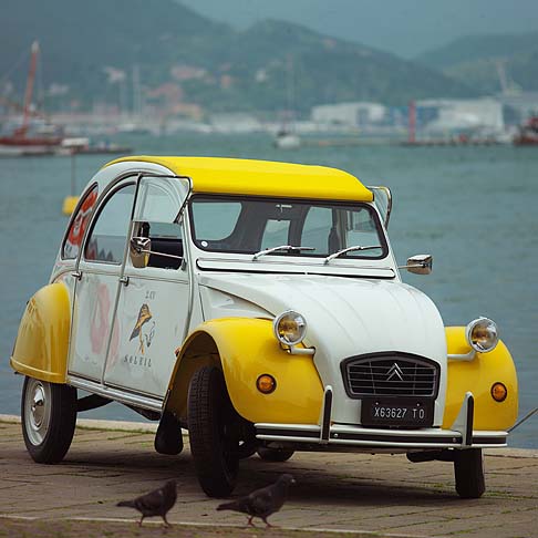 Citroen - Sempre a Serge Gevin si devono le serie speciali Citron di grande successo come la Dyane Caban, la Visa Sextant, la 2 CV Dolly e molte altre.