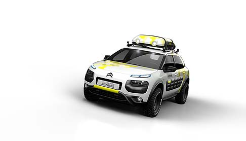 Citroen - A Ginevra sar presentata anche uninterpretazione assolutamente originale: la concept C4 CACTUS Aventure.