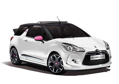 Citroen - Quarta special edition realizzata in collaborazione con il noto marchio nel campo della cosmesi Benefit Cosmetic, la Citroen DS 3 Cabrio DStyle by Benefit propone accattivanti elementi di design ispirati alla popolare linea cosmetica.