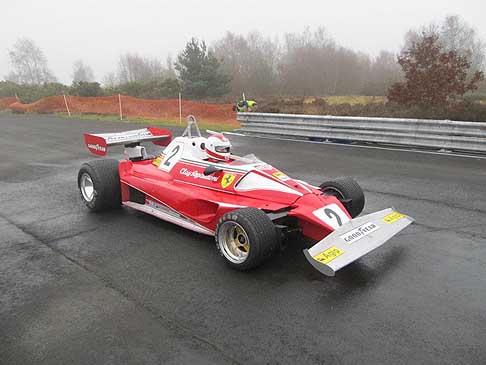 Film di Niki Lauda - Clay Regazzoni seconda guida monoposto Ferrari di Formula 1, nel Film Rush