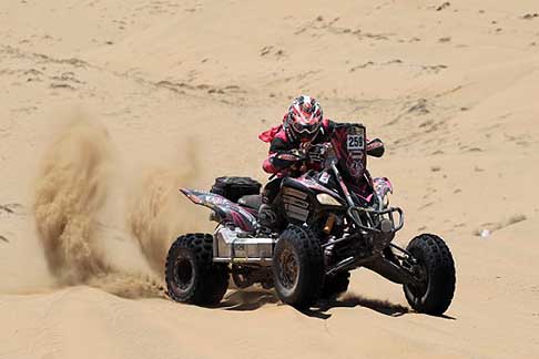 Dakar 2013 - Dakar 12 stage quads Yamaha dellitaliana Camelia Liparoti