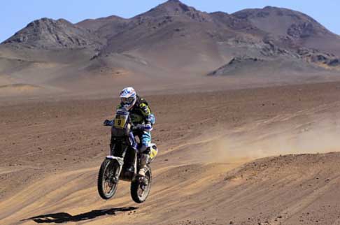 Dakar 2013 - Dakar 2013 - 13 stage la Yamaha 450 YZF Rally del biker Oliver Pain