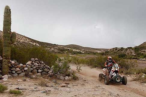 Dakar 2013 - Dakar 2013 veicolo 277 di Van Biljon Sarel E-ATV del Team Memo Tours vincitore della tappa categoria Quads