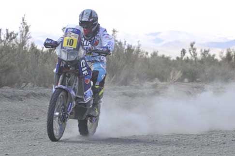 Dakar 2013 - Dakar 2013 VII stage centauro David Casteu su moto Yamaha 450 YZF Rally