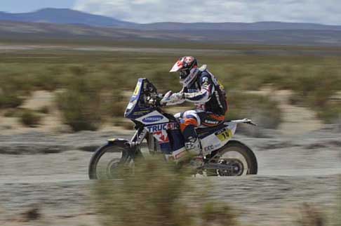 Dakar 2013 - Dakar 2013 biker Duclos Alain su moto Sherco Rally Factory