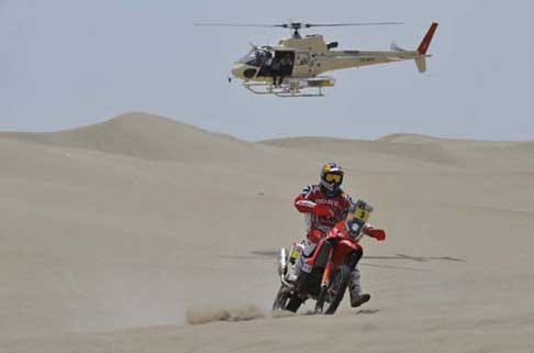 Dakar 2013 - Dakar 2013 la Honda CRF 450 Dakar X con il biker Helder Rodrigues