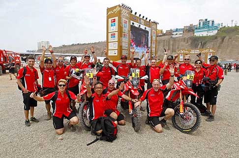 I Tappa Lima - Pisco - Al via la Dakar 2013 Team Honda