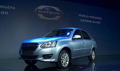 Datsun - Datsun onDO,insieme alla nuova berlina Datsun miDO, sono le brillanti protagoniste dello stand Datsun. La prima sar commercializzata a partire da settembre prossimo, mentre la Datsun miDO giunger negli showroom all'inizio del 2015.
