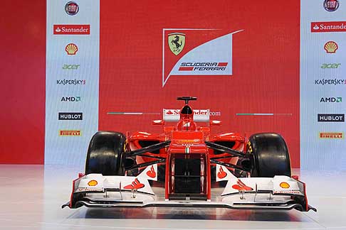 Ferrari - F1 la monoposto Ferrari F2012 che correra nel campionato del mondo 2012