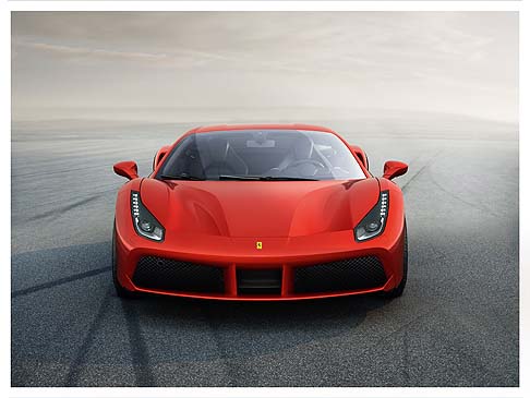 Ferrari - Sar una delle premiere pi attese di Ginevra, la Ferrari 488 GTB, la nuova sportiva di carattere sviluppata dal costruttore di Maranello. 