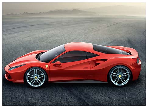 Ferrari - In dettaglio, il motore V8 turbo da 3902 cm3 eroga fino a 670 CV di potenza fino a 8.000 giri/min, coppia massima di 760 Nm in settima marcia, tempo di risposta di 0,8 secondi a 2000 giri/min e accelerazione da 0 a 200 km/h in 8,3 secondi.