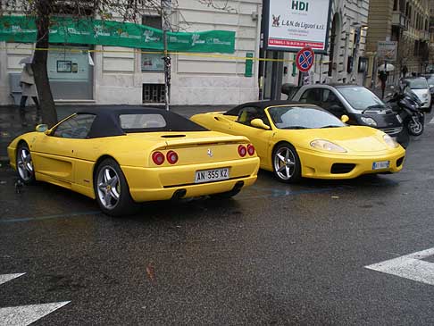 Telethon - Yellow Ferrari Cabrio a Roma per la raccolta fondi di Telethon. Foto by Carlito