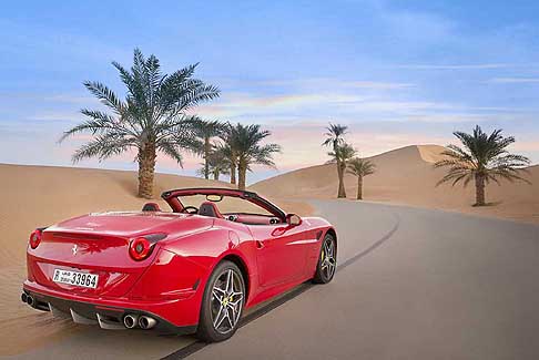 Ferrari a Dubai - La supercar Ferrari California T garantisce sportivit, eleganza, versatilit ed esclusivit, riuscendo a conciliare il divertimento alla guida, con il comfort tipico di una Grand Tourer