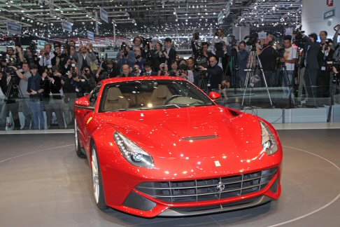 Ferrari - La capostipite della nuova generazione delle vetture V12 del Cavallino Rampante  la Ferrari F12 berlinetta, i cui dettagli sono stati gi stati svelati prima della kermesse elvetica.