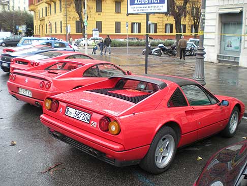 Telethon - Raduno Ferrari di fronte alla Banba BNL per Telethon