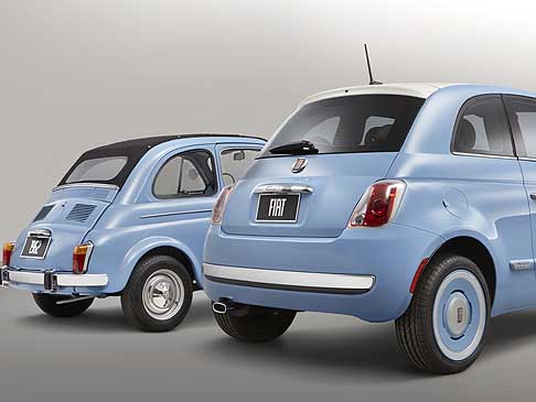 Fiat - Fiat 500 1957 posteriore in edizione speciale