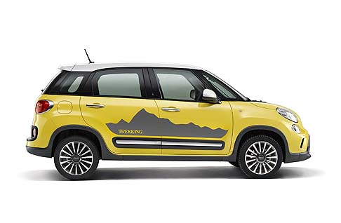 Fiat - Grazie allofferta degli accessori Mopar il cliente pu esaltare lo spirito della Fiat 500L Trekking