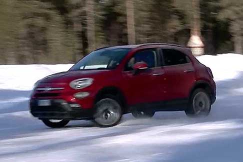 Test Drive ice - test drive della Fiat 500X  stato realizzato sul Proving Ground Center di FCA a Arjeplog, in Svezia