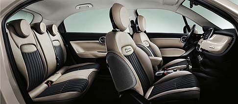 Fiat - La 500X Opening Edition con trazione 4x2, abbinata al propulsore 1.6 MultiJet II da 120 CV o 1.4 Turbo MultiAir II da 140 CV, si distingue per la livrea in grigio arte pastello e per lesclusiva dotazione. 