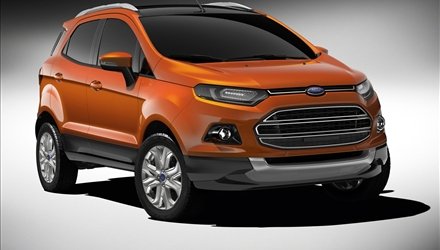 Ford - Ford EcoSport Concept con gruppi ottici che utilizza le luci a LED