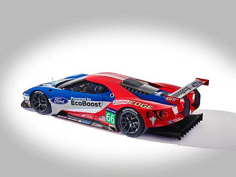 Ford - Loccasione per svelare le caratteristiche tutte racing della vettura da competizione Ford GT,  stata ledizione di Le Mans appena conclusa.