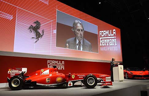 Ferrari - Montezemolo ha anche parlato degli investimenti della Ferrari per il futuro con una forza lavoro internazionale di 2.900 persone. 