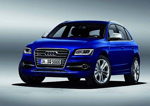 Audi - Per la recente Audi SQ5, il modello pi sportivo della gamma, qui troviamo una potente motorizzazione turbodiesel 3.0 TDI biturbo da 313 CV di potenza e coppia massima di 650 Nm a 1.450 giri. 