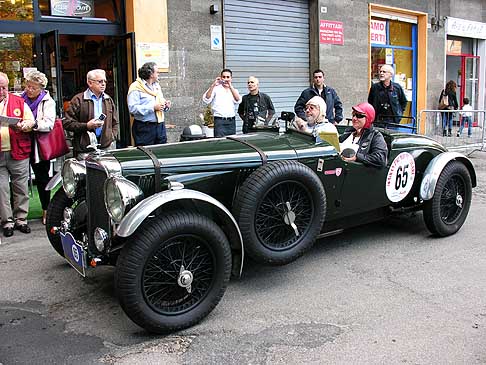 Alvis - Alvis Speed 25.63 del 1938 con il driver Pielorz e codriver Kosma al Gran Premio Nuvolari 2012