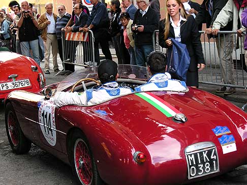 Ermini - Ermini 1100 Sport Barchetta del 1954 con il duo Terentyev al Gran Premio Nuvolari 2012