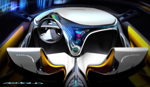 Hyundai - Interni futuristici della Hyundai Curb Concept