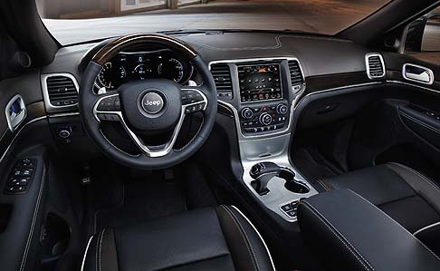 Jeep - Commercializzata a partire dal terzo trimestre in Italia e nei mercati europei, la Jeep Grand Cherokee 2014  disponibile negli allestimenti Laredo, Limited, Overland e Summit. 