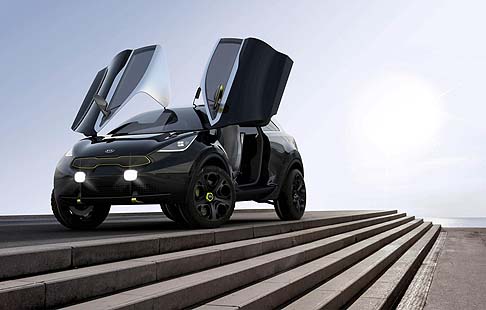 Kia - Linteressante Kia Niro Concept sar in compagnia nello stand coreano con la nuova generazione della Kia Soul.