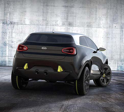 Kia - Il prototipo intende sondare lesigente clientela europea puntando su uno stile pi sportivo.