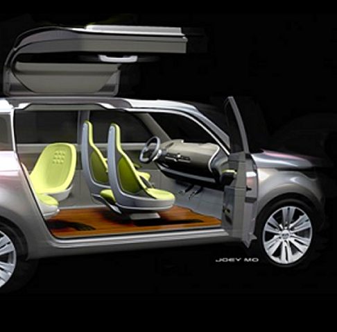 Kia Motors - Kia KV7 Concept inserni con sedile girevole
