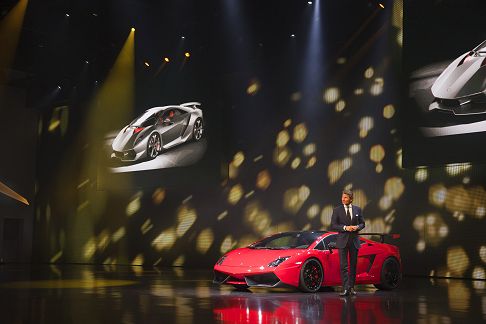 Lamborghini - Anteprima mondiale Lamborghini Gallardo LP 570-4 Super Trofeo Stradale al salone di Francoforte