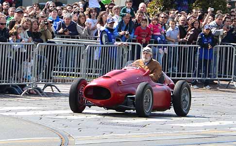Lancia Marino - Lancia Marino nel circuito cittadino di Torino, guidata da Gigi Brandoli figlio di Marino