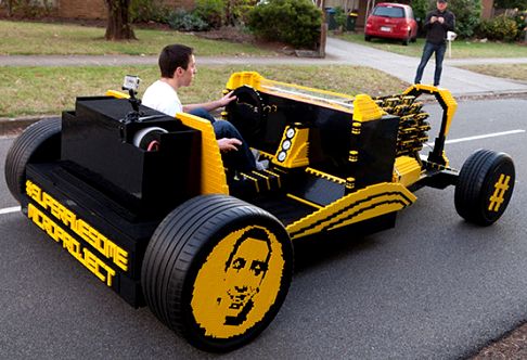 Super Awesome Micro Project  - Lego cars SAMP la vettura realizzata con i mattoncini Lego