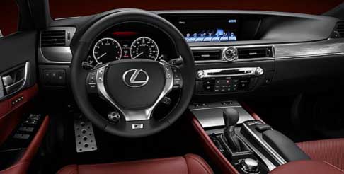 Lexus - Lexus GS 350 F Sport interni vettura lussuosi