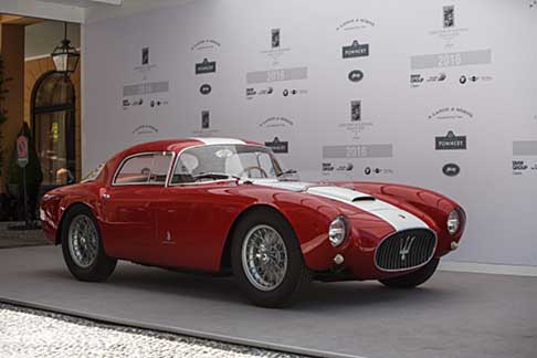 Maserati - La vettura debutt al Salone di Parigi 1954 e del modello berlinetta ne furono realizzati solo quattro esemplari.