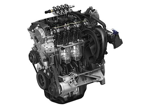 Mazda  - Tornando alla Concept attesa per il Salone di Tokyo, il propulsore SKYACTIV-CNG adotta un sistema di doppia alimentazione che funziona sia a benzina che a gas