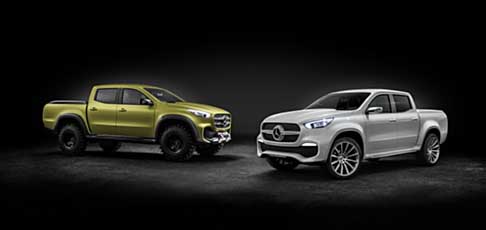 Mercedes-benz - Due stili di guida differenti ma un look distintivo e di grande impatto caratterizzano I due nuovi pick-up di Mercedes, che a Stoccolma ha presentato X-Class, veicolo di fascia alta. 