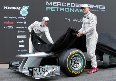 Mercedes - La monoposto tedesca � pronta per i test di Montmel� e si prepara a dare battaglia ai rivali della Red Bull. 