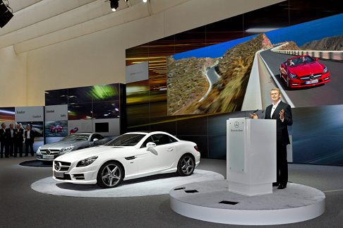 Mercedes-Benz - Prima mondiale della Mercedes-Benz SLK 350