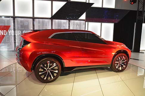 Mitsubishi - Il crossover  un veicolo non troppo distante da una possibile realizzazione in serie e si presenta come un SUV compatto sviluppato per esaltare il piacere di guida.