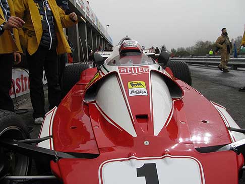 Film di Niki Lauda - Monoposto Ferrari 313 T2 del pilota Niki Lauda nel Film Rush con regia di Ron Howard