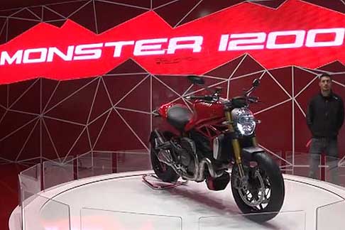 Ducati - Moto Ducati Monster 1200 allEicma 2013 di Milano