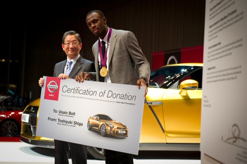 Nissan - Usain Bolt e Toshiyuki Shiga
