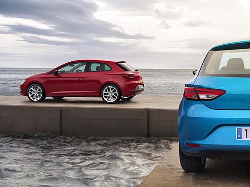 Seat -  La forma stabile geometrica del triangolo  un elemento fondamentale del linguaggio del design SEAT, evidente in molti dettagli estetici, come il design dei fari, ad esempio. 