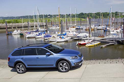 Skoda - Stabilit e trazione sono garantite dalla tecnologia 44 basata sulla frizione Haldex 5. 
