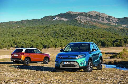 Suzuki - Nuova Vitara  proposta nella motorizzazioni 1.6 benzina (M16) e 1.6 diesel (D16AA).